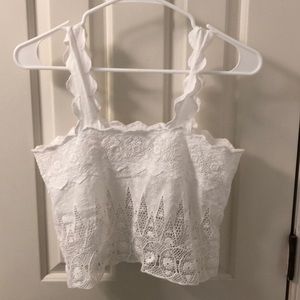 Brandy Melville Lace Crop Top